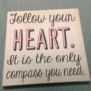 follow your heart canvas